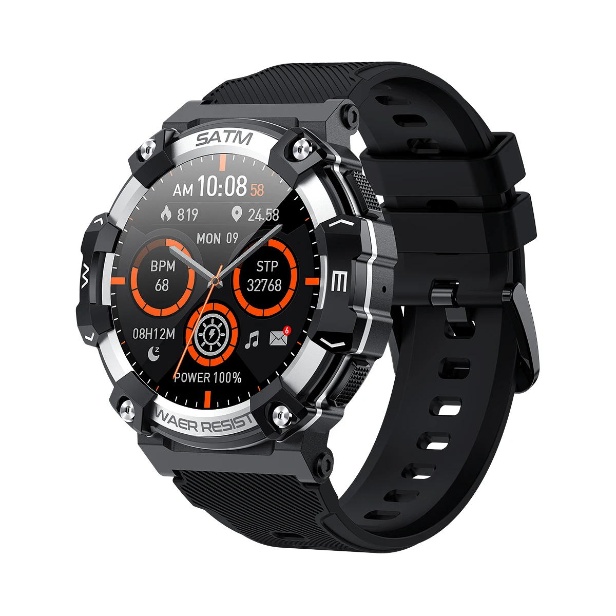 New Model PG666 BT Call Fitness High Quality Smartwatch IP68 Waterproof Sport Smart Watch for Men With BP