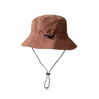 Quick-drying Breathable Portable Hat Outdoor Summer 100%Polyester Waterproof Packable Bucket Hat Summer Beach Hat For Women