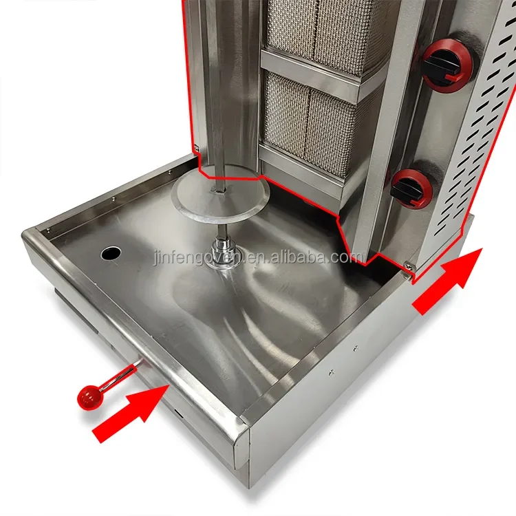 Gas 3 burner Shawarma Grill Machine Chicken Shawarma Machine for Sale ...