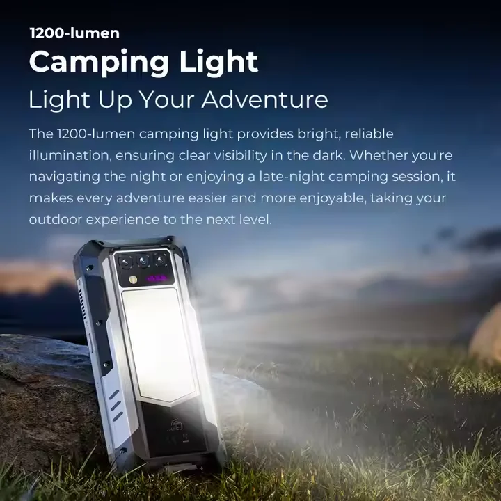 Oukitel WP100 Titan Rugged Smartphone 5G Android 14 with Projector Camping Light 16+512GB 33000mAh 200MP NFC Global Unlock WP100