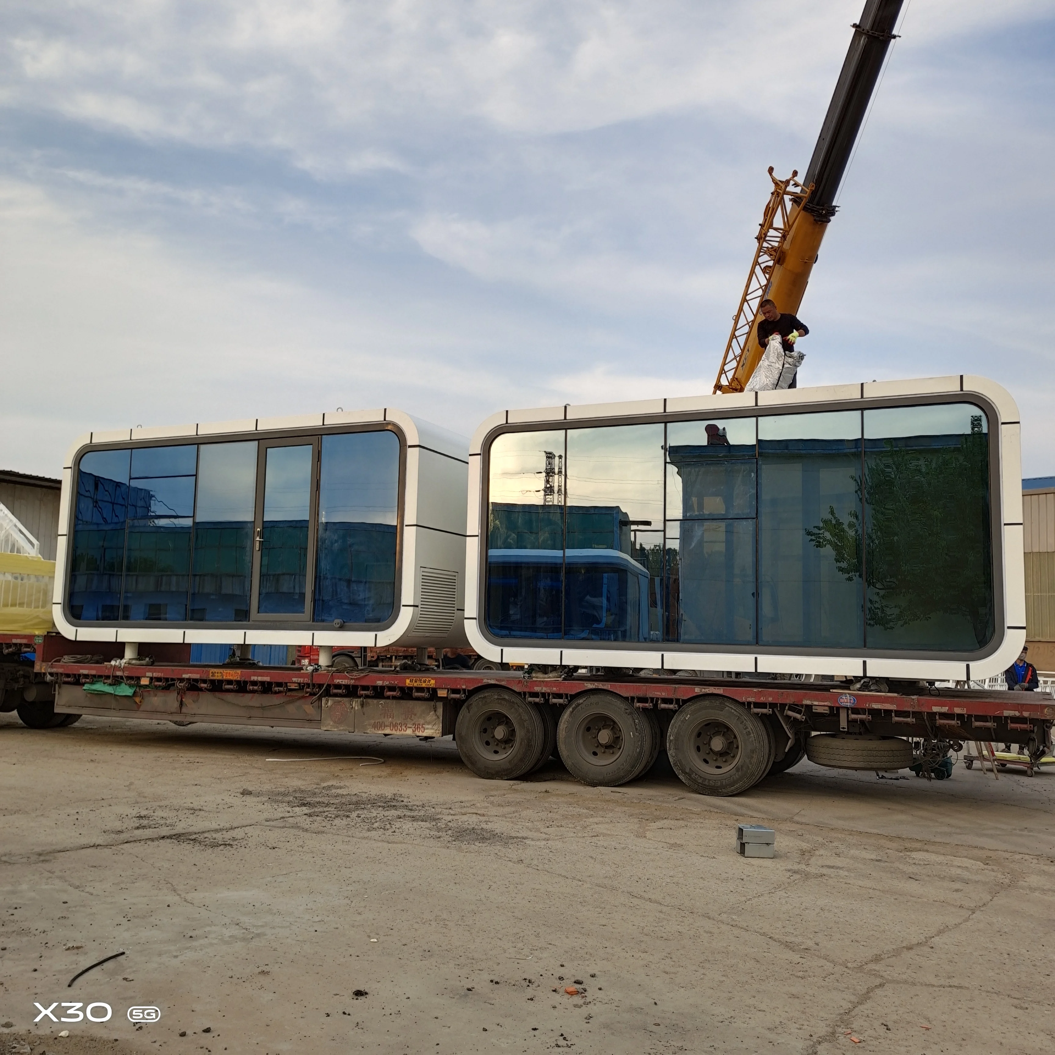 Luxury Modular Container House Homes 40ft Luxury Prefabricated House