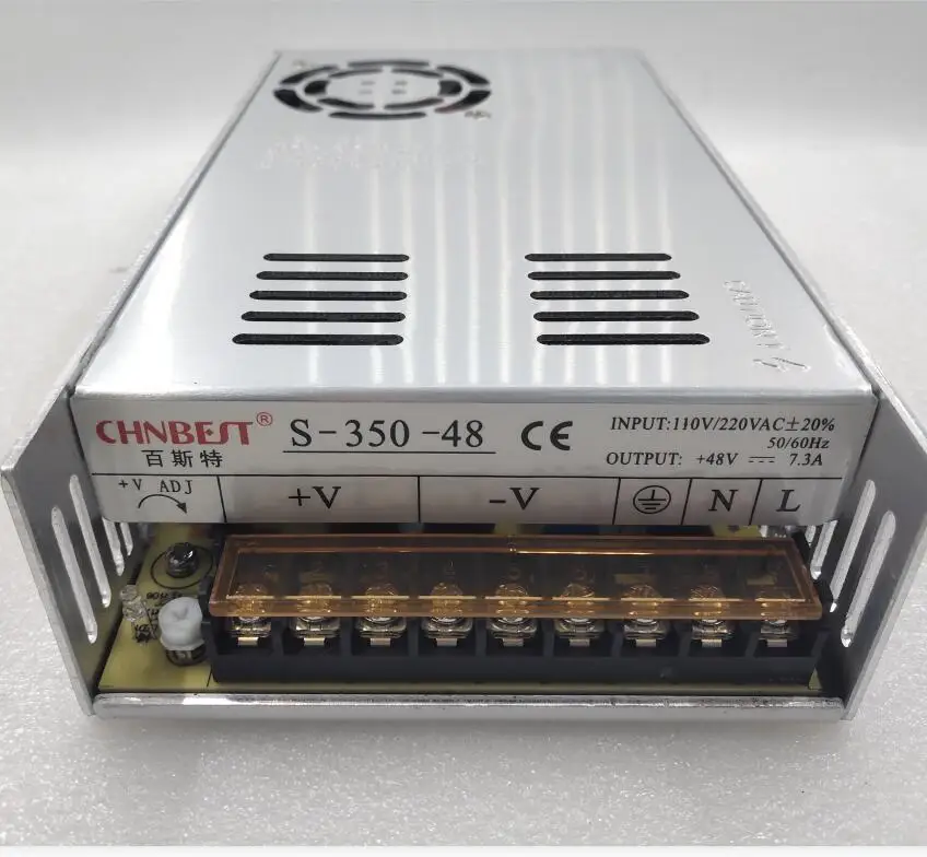 Alimentation à Découpage S-350-48 350W 48V 7.3A - Convertisseur 110V/220V AC Vers 48V Puissant Et Fiable