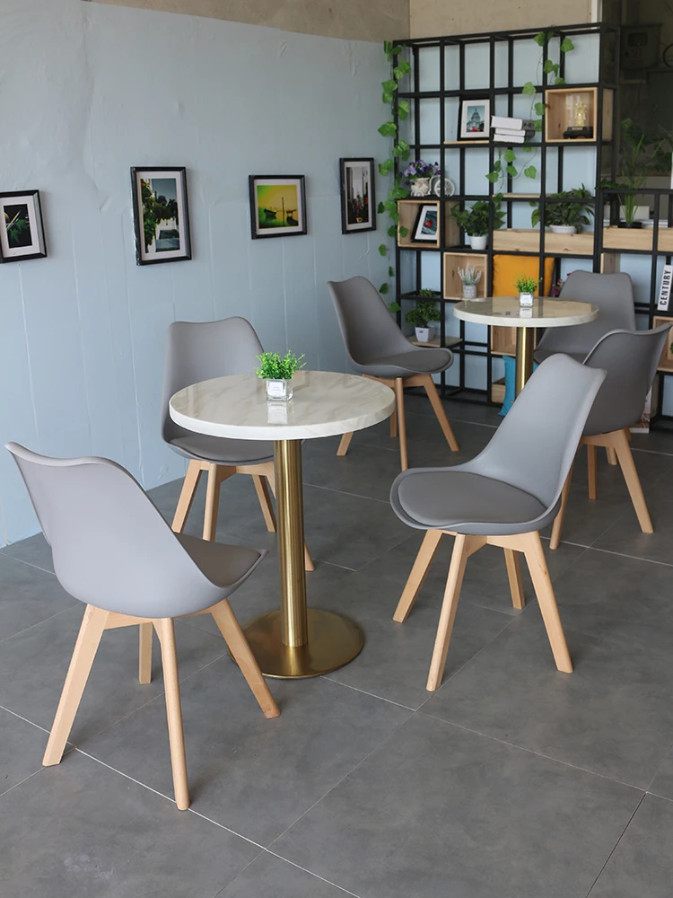 Luxury commercial cafe furniture artificial sintered stone restaurant marble dining table