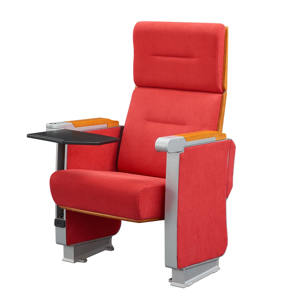 New Design Modern Aluminium Alloy Leg Auditorium Church Chair YA