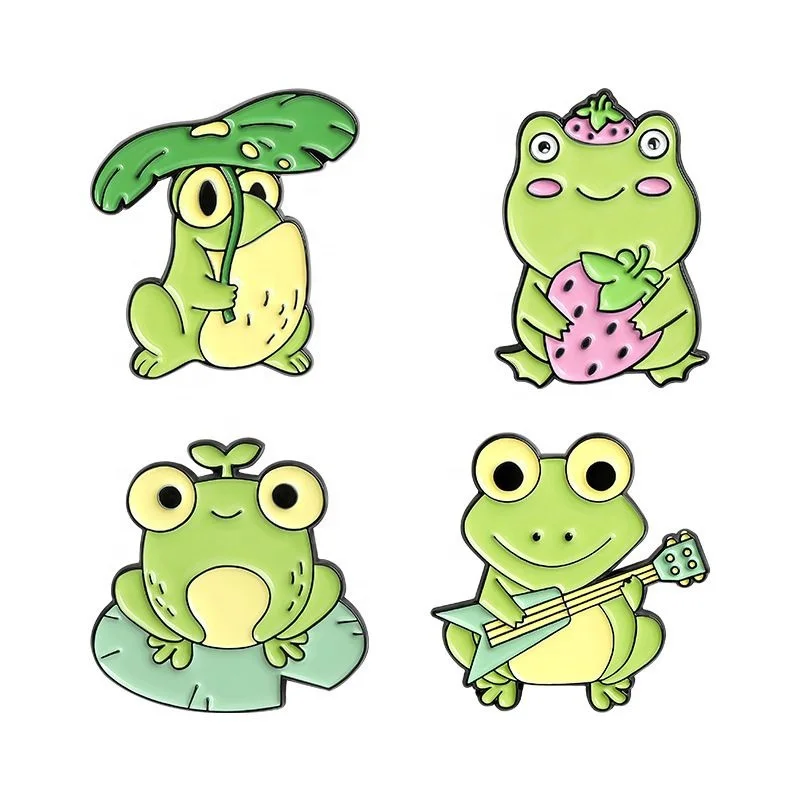 Generic Brooch Pin Funny Anime Alloy Cute Frog Cartoon Animal-Green @ Best  Price Online | Jumia Egypt