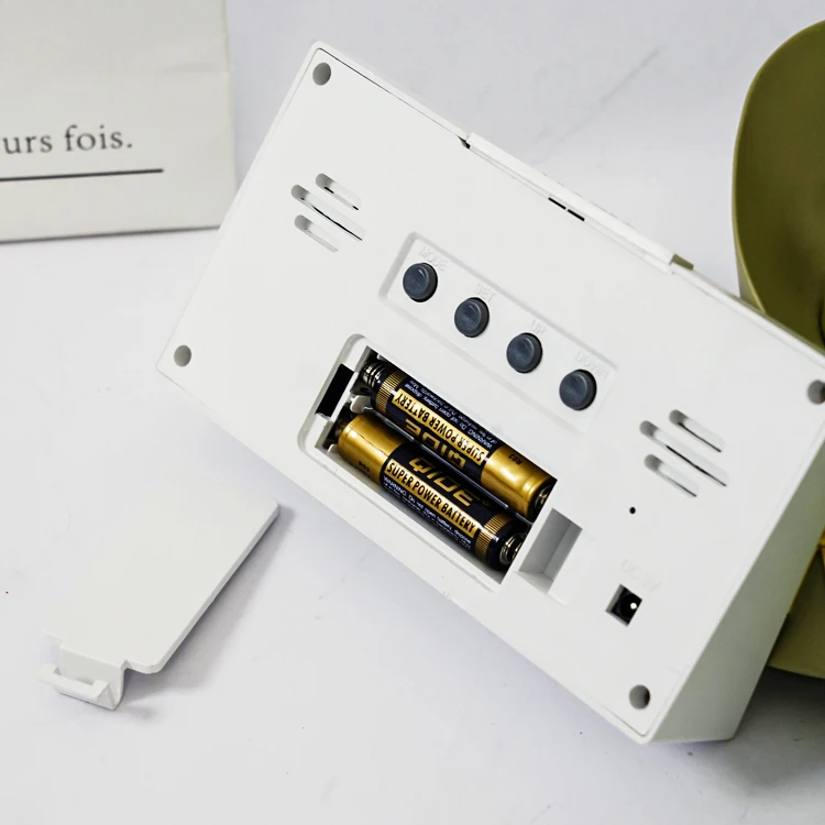 LCD Multifunctional Electronic Alarm Clock Student Mute Simple Transparent Children Bedroom Bedside Smart Digital Clock