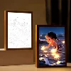A5 wood frame light