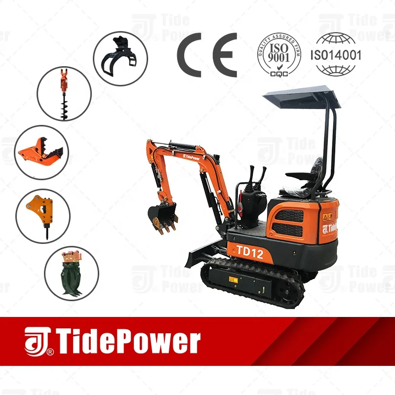 New 1000kg Mini Excavator With Kubota Engine And Excavator Part Mini