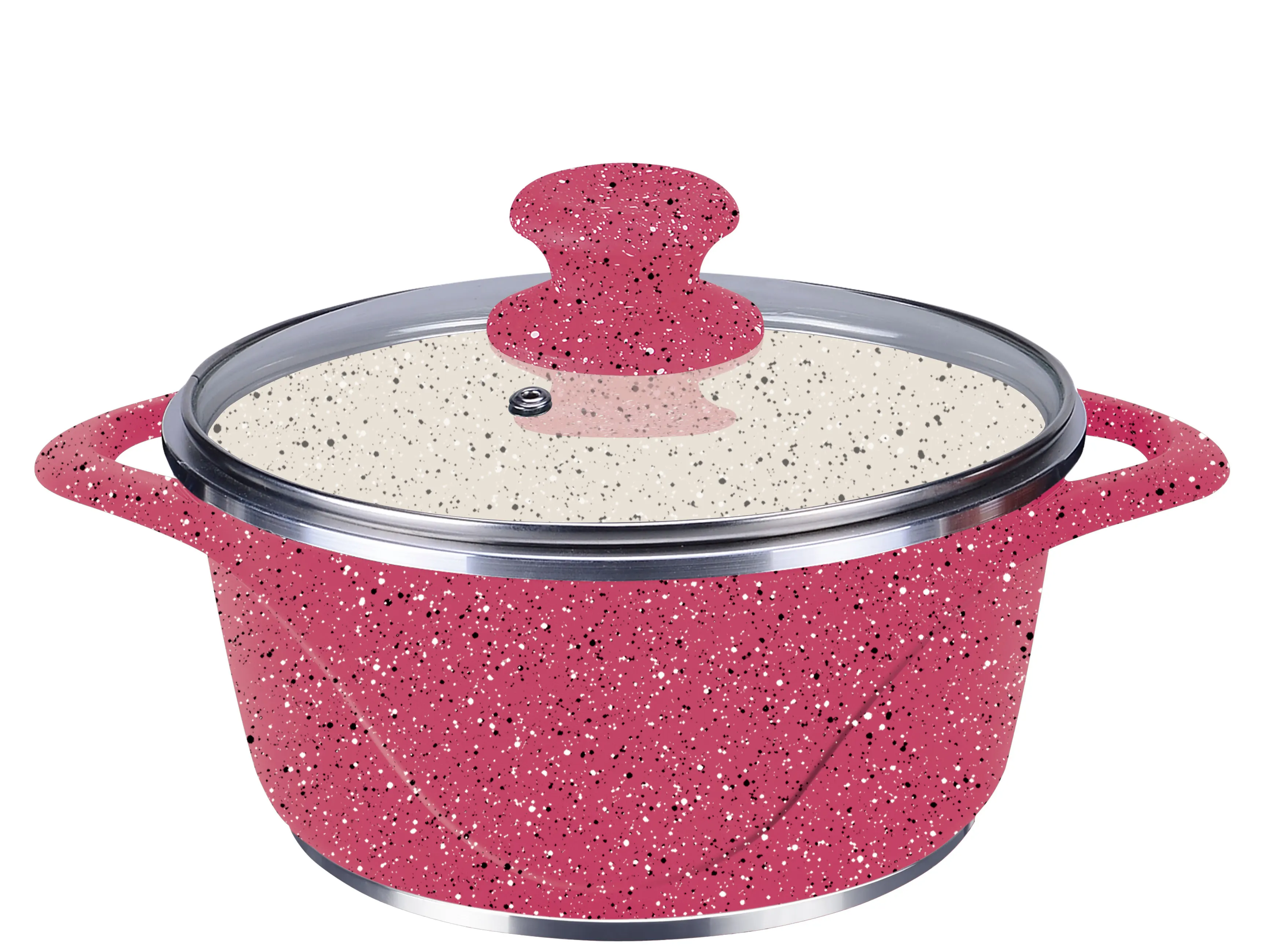 New Design Casserole with Lid Set Cookware Aluminium Pot Kitchen Cookware Sets  Pan Cooking