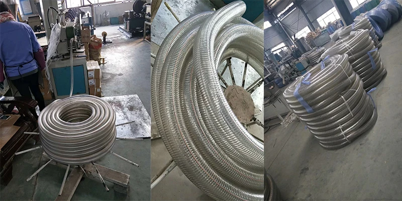Supplying Steel Wire Reinforced PVC Vacuum Hose Pipe
