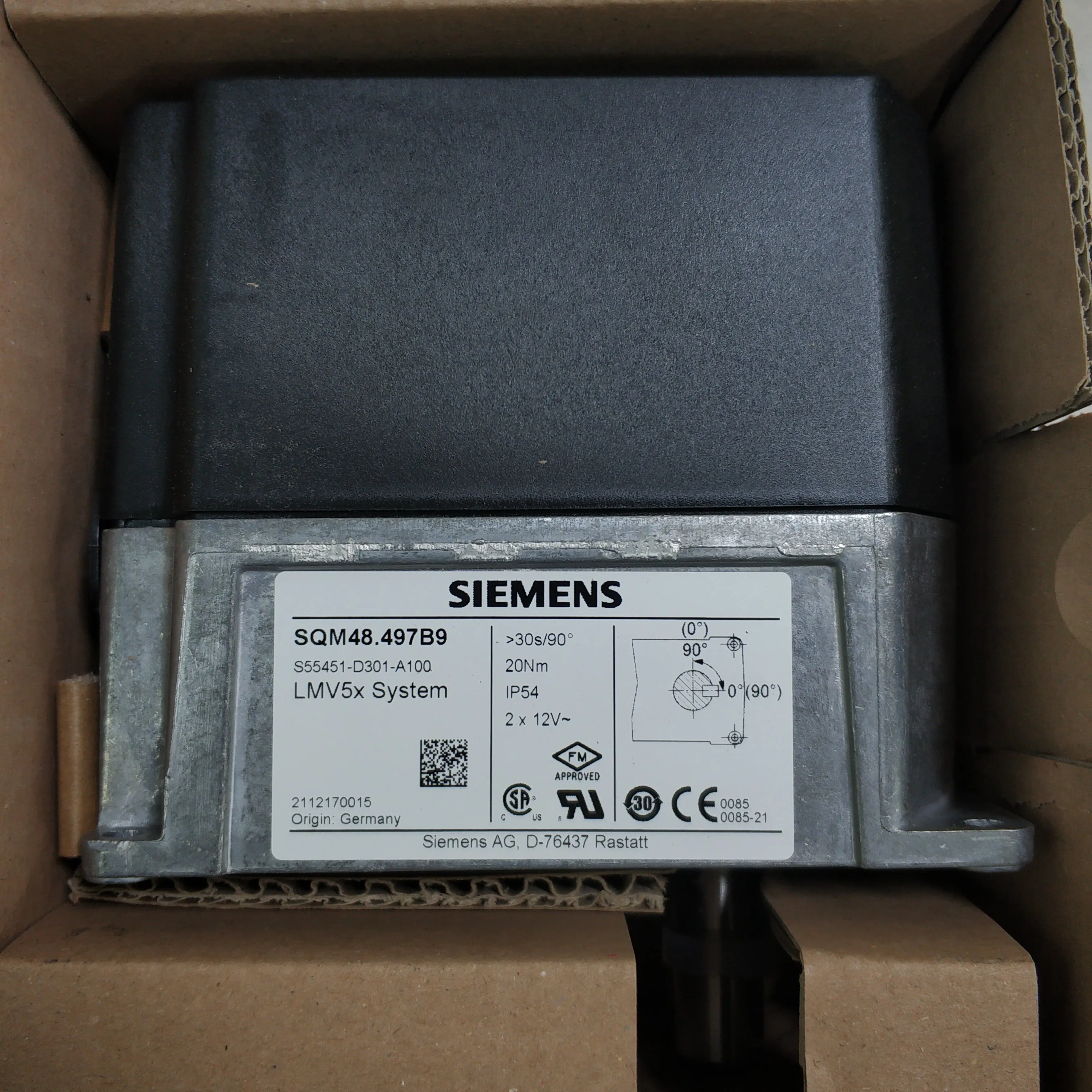 Siemens Burner Servomotor SQM 48.497B9 (230V) at ₹ 62500 in Ahmedabad | ID: 8565139348 Siemens Burner Servomotor SQM 48.497B9 (230V) at ₹ 62500 in Ahmedabad | ID: 8565139348