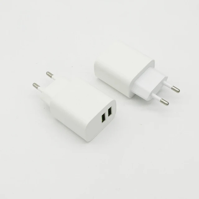 Wholesales Double Port 5V2A Mini Dual USB wall charger US 5V 2A 2.1A Fast Charging Adapter Wall Charger for Android Phones