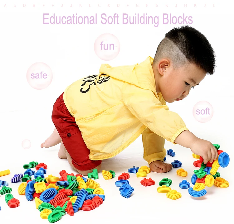 klikko high quality genuine safe construction plastic building blocks