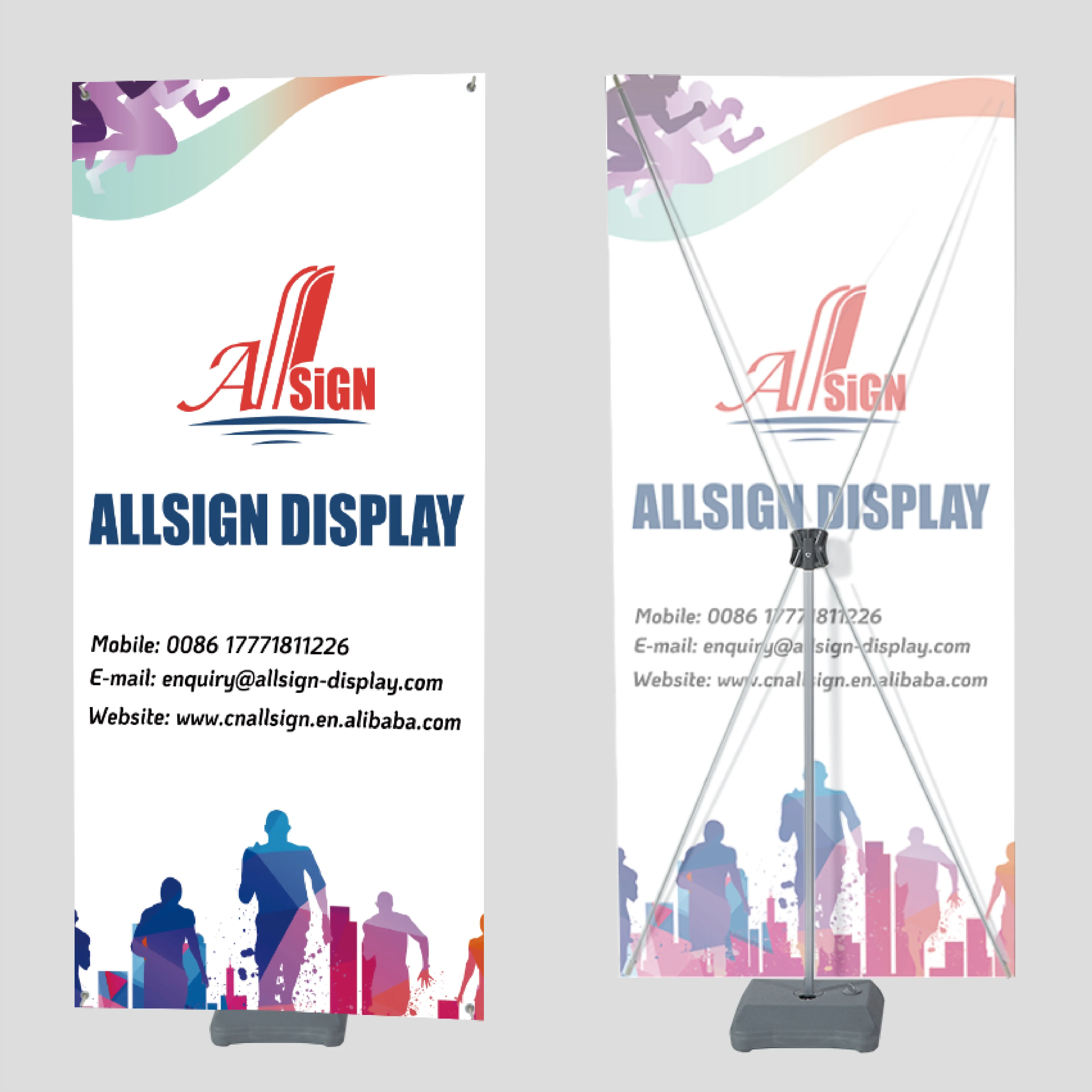 Best Seller Outdoor Frame Design Lightweight Portable Water Base X Banner Stand Buy X Banner