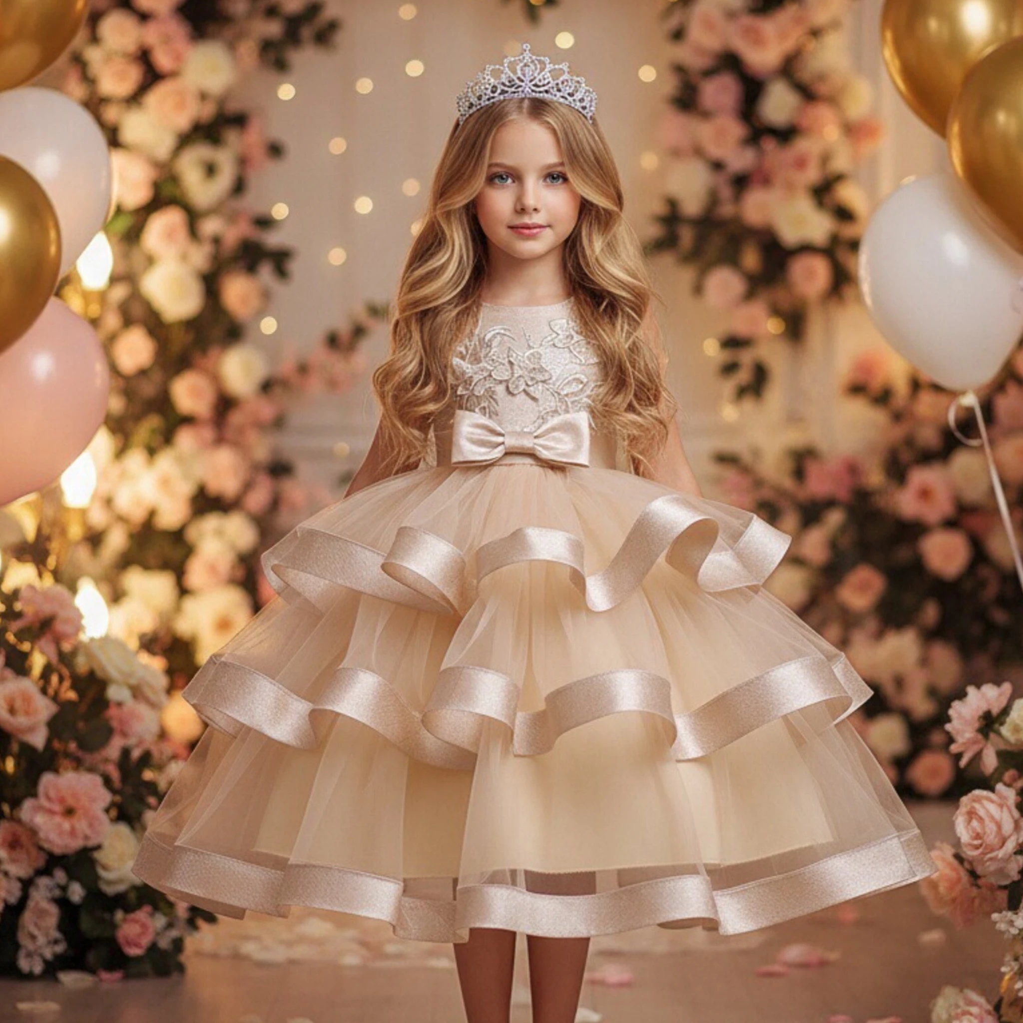 Elegant Party Dresses for Little Girls - BAIHUI Collection
