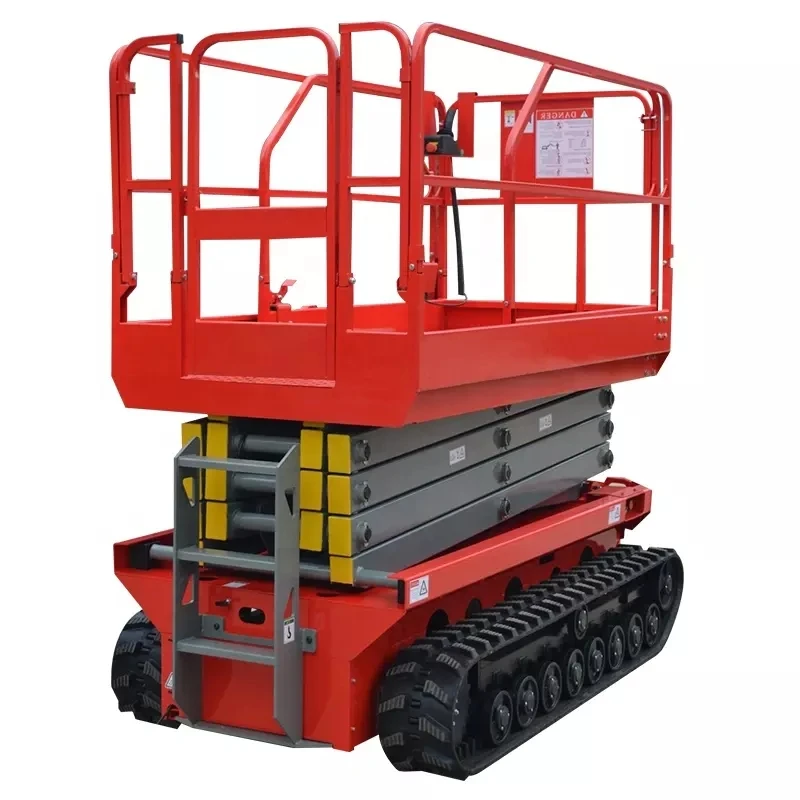 Lichmach Track Scissor Lift Mini Triple Scissor Hydraulic Manual ...