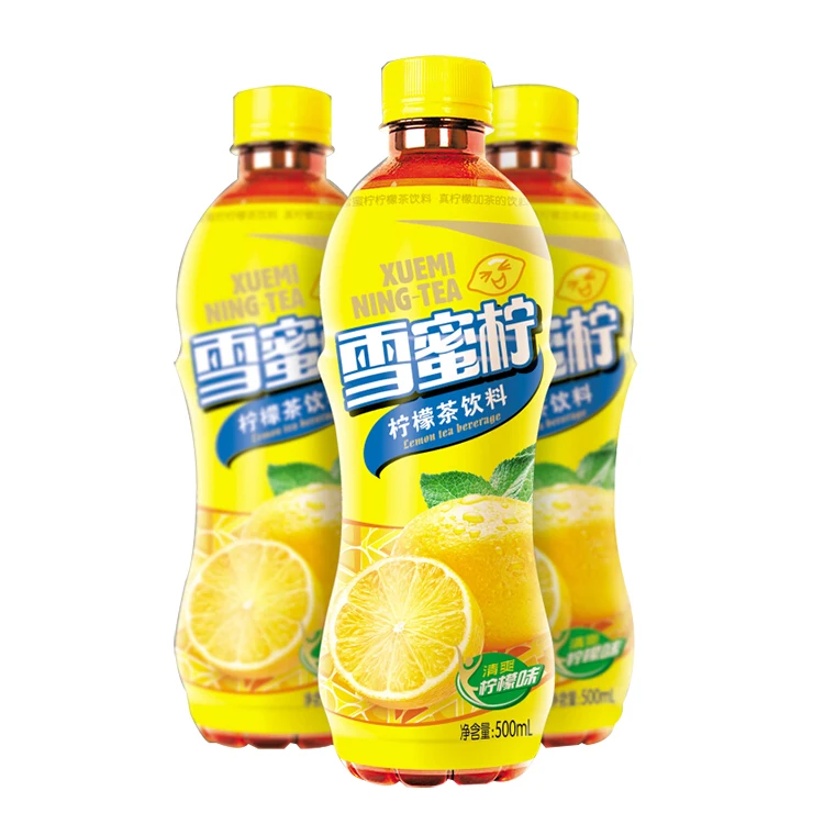 500ml Lemon flavor wholesale ice black tea drink