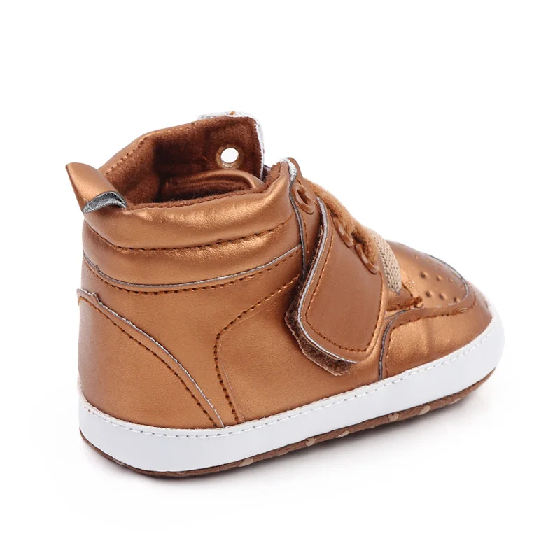 Hot Selling PU Leather Baby Sport Shoes Spring Autumn Prewalker Shoes for Boys factory