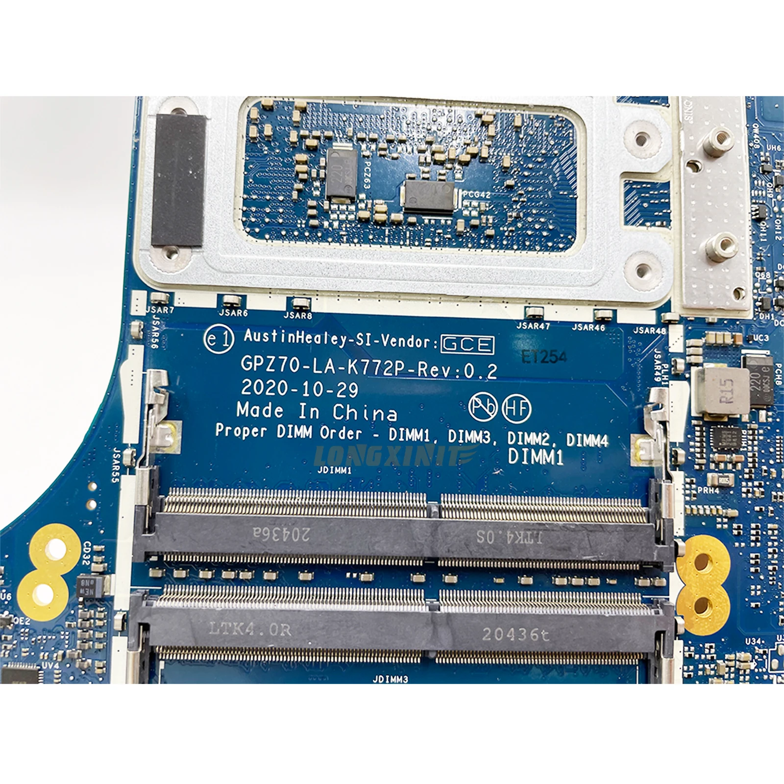 HP Zbook Fury 17 G8 LA-K772P - Refurbished Laptop Motherboard