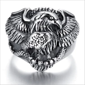 Fashion Eagle Man's 316L Stainless Steel Jewelry Ring
