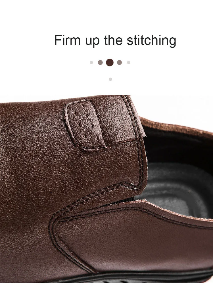 2024 New Hot Selling Men's Breathable Casual Shoes High Quality British Style Soft Sole Business Leather Shoes