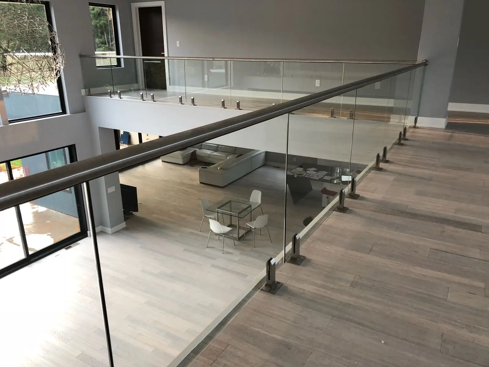 Australian Standard Frameless Glass Panel Balustrade For Balcony