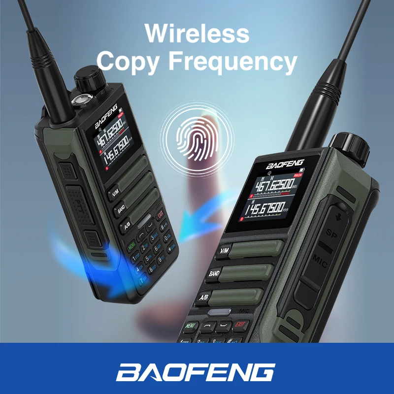 BAOFENG UV-16M PLUS PRO UV-5R PLUS UV-K5 3rd Gen 10 Watt Dual Band Two-Way Radio 108-136MHz 350-390MHz 2024 NEW Walkie Talkie