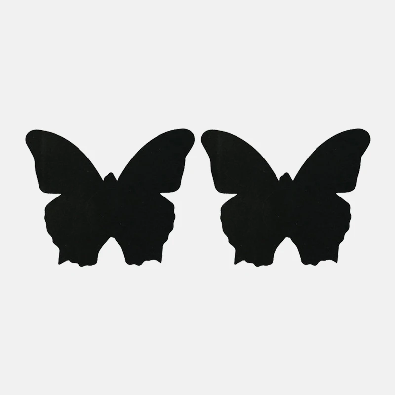 JOGOGO Wholesale Customize Disposable Nipple Cover Butterfly Shape Invisible Backless Breathable Nude Nipple Pasties for Girl