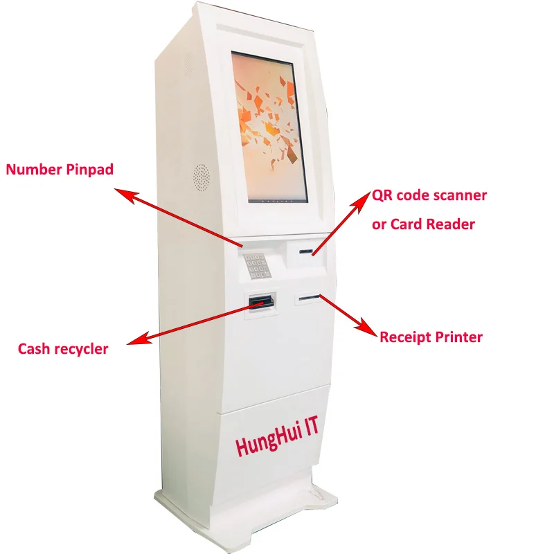 21.5 Inch Two Way Transaction ATM Teller Machine in Stock with Cheaper Price