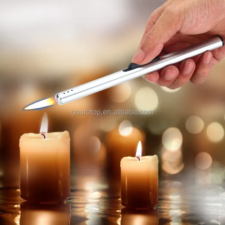 candle cigarette lighter Wholesale Specialty Candle Lighter Long Accessory to the Candle Jar Gas  Lighter USB Lighters Natural Electronic Eco-friendly