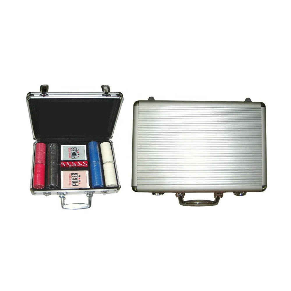 Винкстан-закругленный угловой 200 алюминиевый чехол для покера