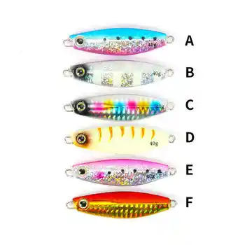 Cheery Rotating Sequins Metal Composite Suitable All Swimming Layers Long-distance Casting Lure Hooks Artificial Bait Bass – Metal Jig – view 3