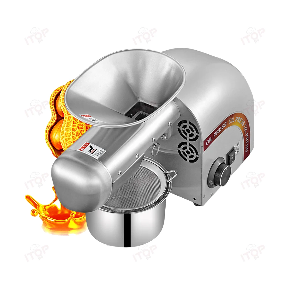 Full Automatic Mini Small Household Home Use Oil Extraction Making Edible Olive Oil Press Machine