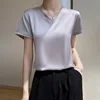 silver v neck