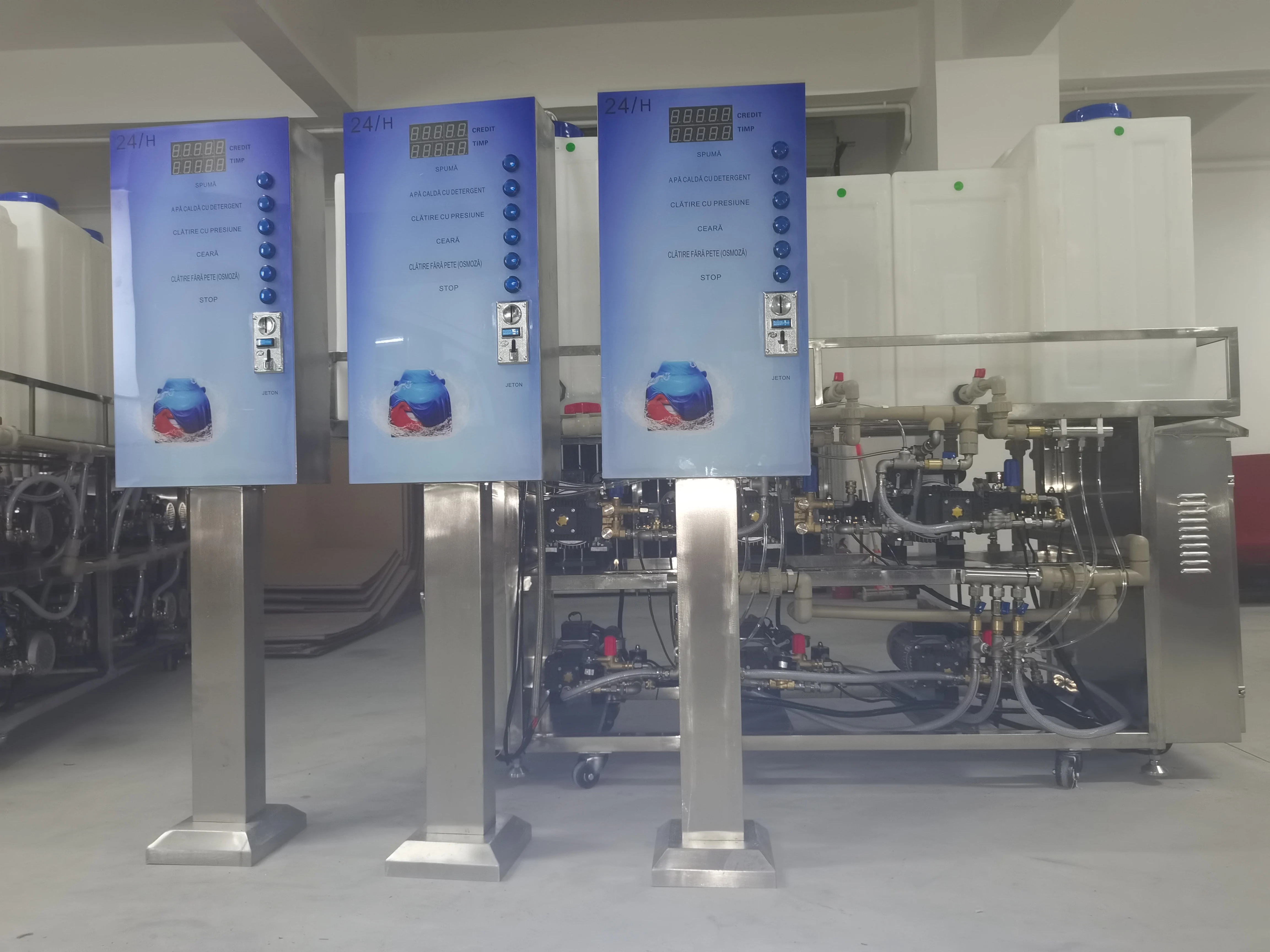 Multifunction Service Station Machine Car Wash Equipment Coin Operated Car Wash Station