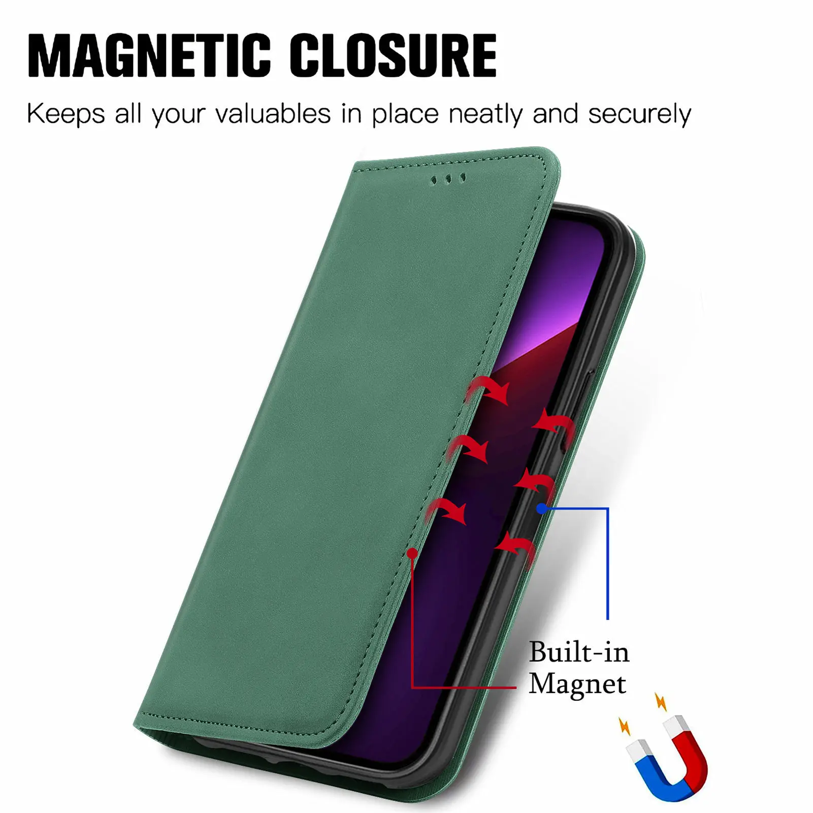 Custom Design Leather Phone Case For Google Pixel 5A 6A 8 Pro 9 Luxury Wallet Shockproof Myc0302 Laudtec details