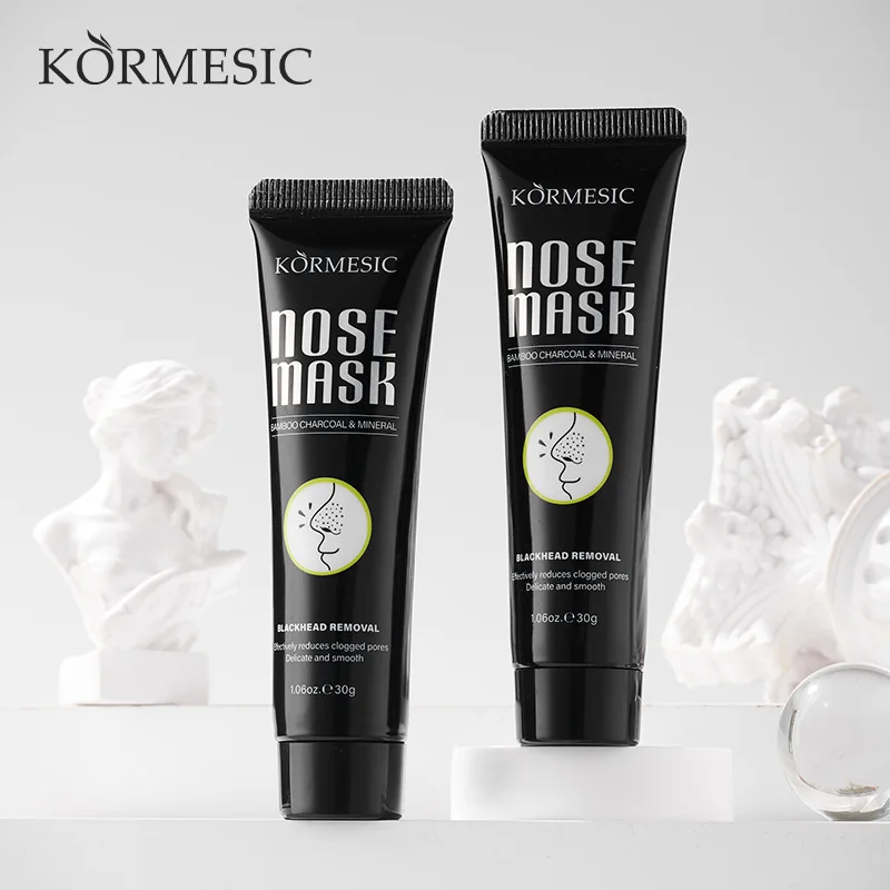 KORMESIC 30g Factory Wholesale  Face Care Cleaning Bamboo Charcoal Blackhead Nasal Mask Nose Mask