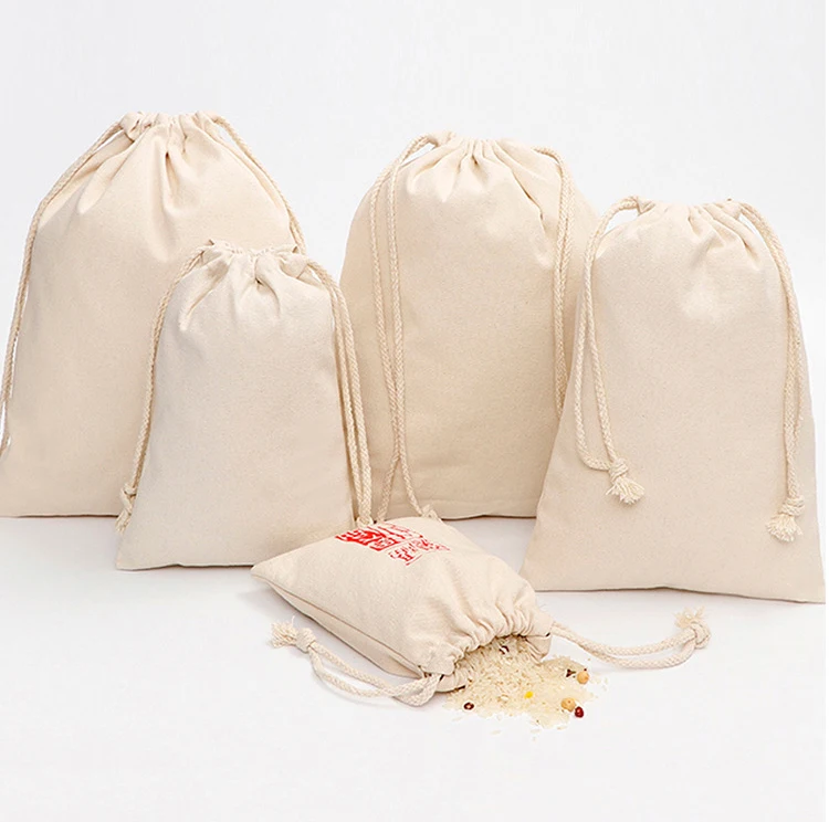 small cotton bolsas