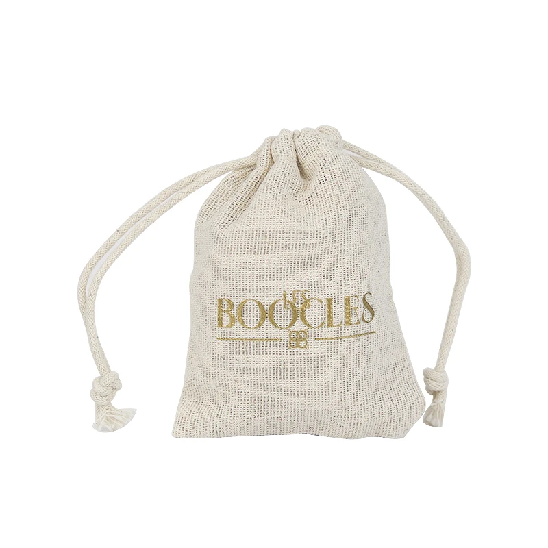 10 Sacs Cadeaux En Tissu (jute/coton/lin) - Pour Bijoux, Emballage Cadeau - 9x12cm
