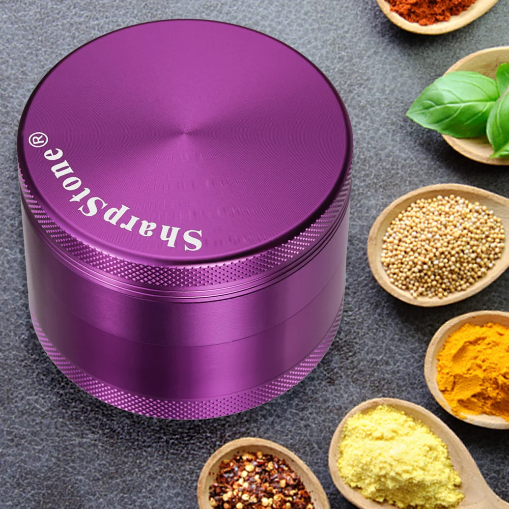 Sharpstone Aluminum Alloy 4-layer Diameter 40  50  55  63  75  100mm Metal Cigarette Grinder Zinc Alloy Manual Herb Grinder