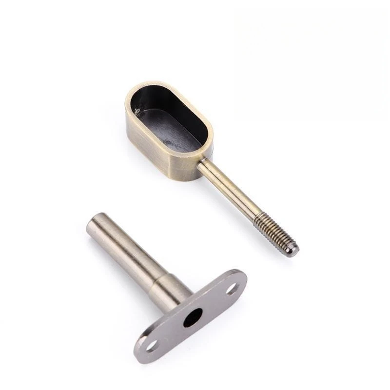 Wardrobe Hanging Closet Tube Support Closet Rod Holder Bracket Adjustable Pipe Support Bracket Zinc Alloy Wardrobe Flange