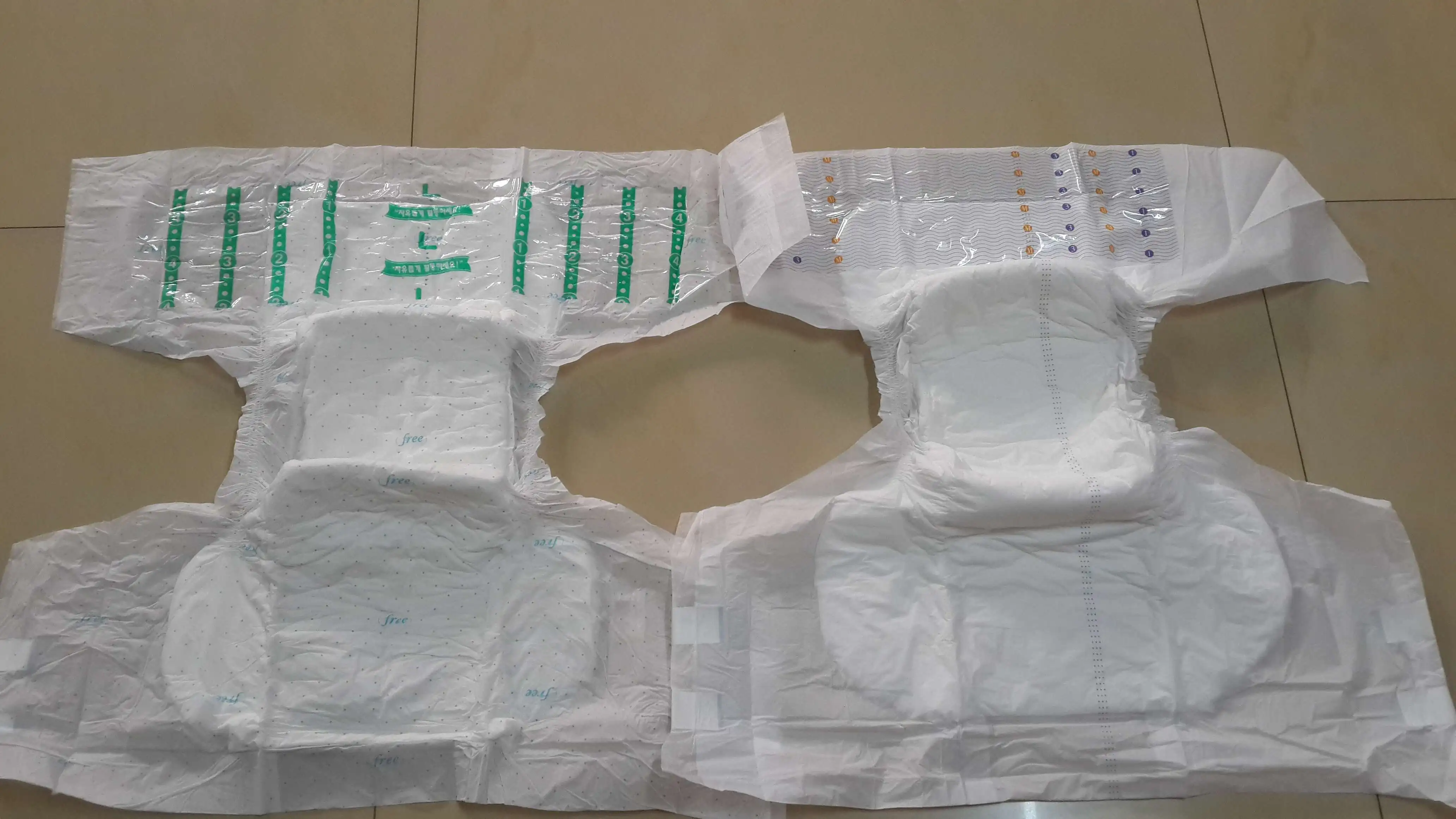 2024 HOT SELL B Grade 100% Quanzhou Factory Wholesale Baby Adult Diapers  Under Pad Warehouse Disposable Hygiene Goods