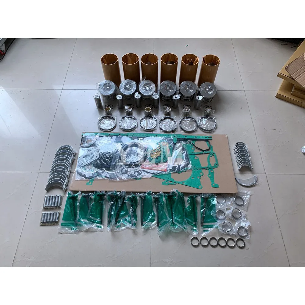 New Original Quality S6K Engine Rebuilding Kit With Full Gasket Set Cylinder Piston Rings Liner Bearing Valves for Mitsubishi