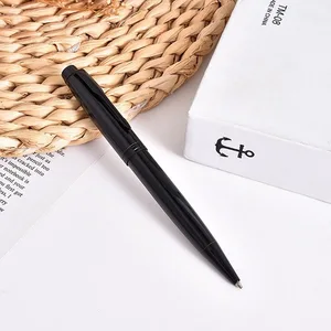 Black Ball Pen Manufacturing High Quality New Style Twist Uni Metal Ball Pen Promotional Luxury with Custom Logo