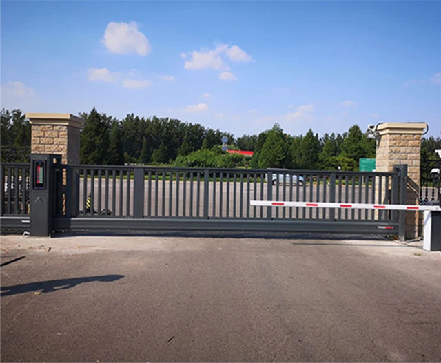 Modern Automatic Aluminum Alloy Cantilever Sliding Gate for Industrial School Garden Outdoor House Use