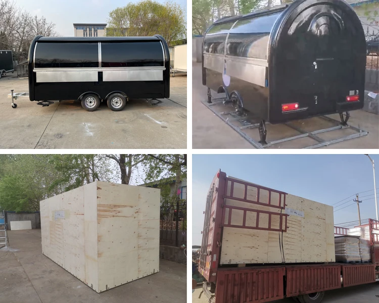 Foodtruck Fast Food Mini Camper Trailers Mobile Food Vans For Sale