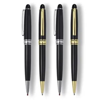 Wholesale Metal Material Custom Logo Laser Engraved Ball Point Pen For Business Brand