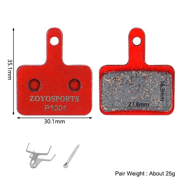 Износостойкий тормоз для горного велосипеда XT XTR SAINT SLX DEORE ZOOM, антиизносостойкая полуметаллическая велосипедная тормозная колодка
