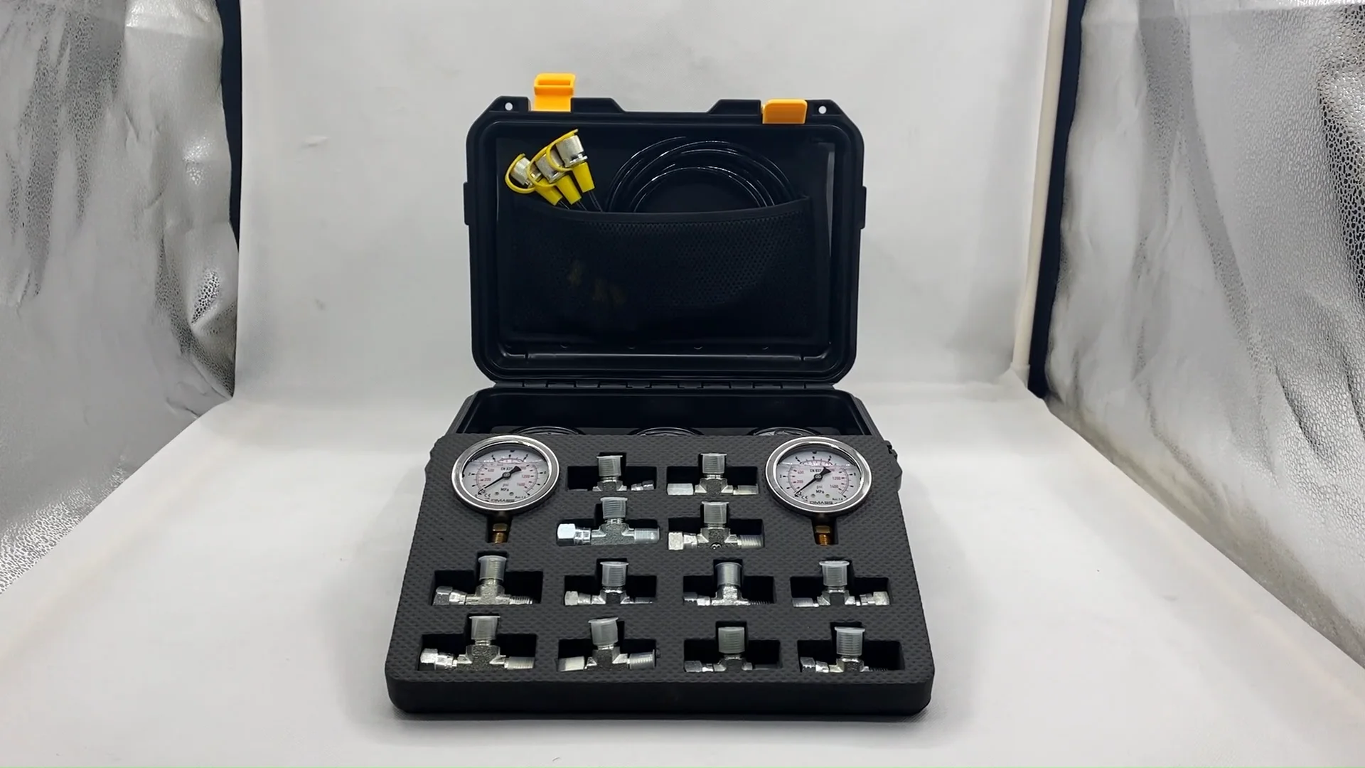 Duker Portable Hydraulic Test Tools Hydraulic Pressure Gauge Set For