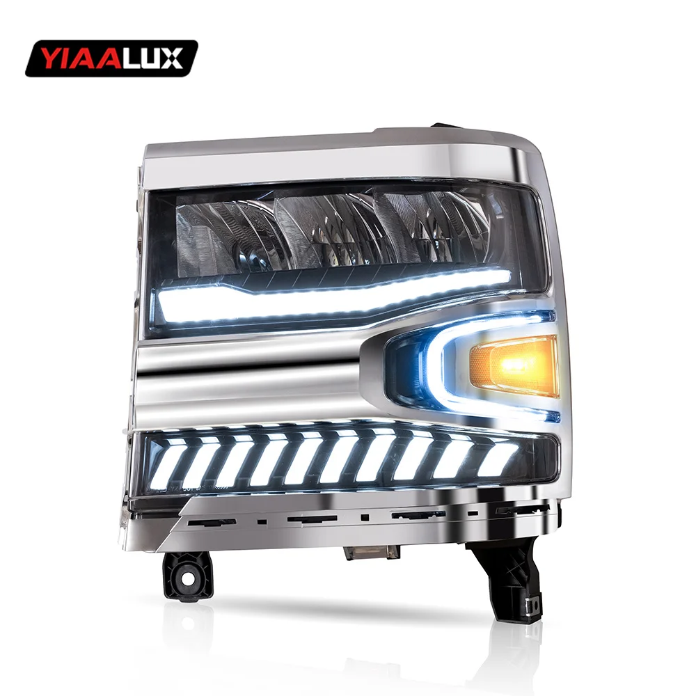 Vland Factory Full LED Car Head Light Sequential Turn Signal Front Lamp 2016-2018 Headlights For CHEVROLET SILVERADO 1500